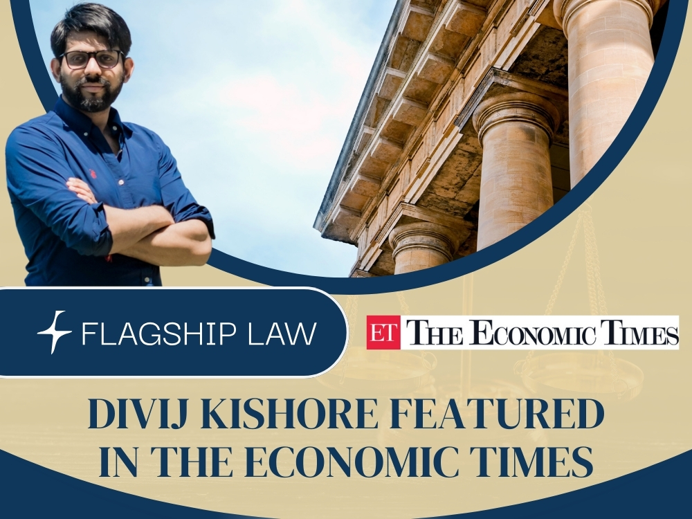Flagship’s Founding Attorney, Divij Kishore, Featured in The Economic Times